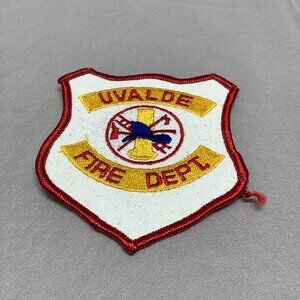 UVALDE TEXAS  FIRE DEPT PATCH NEW OLD STOCK